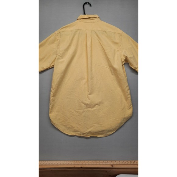 Faded Glory Oxford Yellow Medium 38/40 Button Down Short Sleeves - Picture 2 of 6